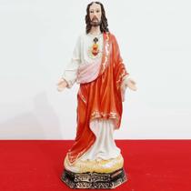 Imagem do Sagrado Coração de Jesus de Resina - 30 cm