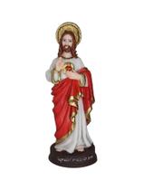 Imagem do Santo Sagrado Coração de Jesus 15cm em resina