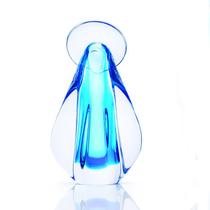 Imagem Em Cristal Murano Água Marinha São Marcos