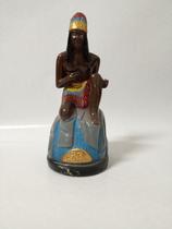 Imagem em gesso caboclo sete cachoeiras 20 cm - paulista Imagem em gesso caboclo sete cachoeiras 20 cm - paulista
