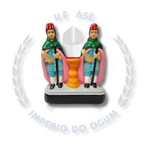 Imagem em gesso cosme e damião- 20cm Imagem em gesso cosme e damião- 20cm