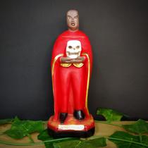 Imagem em gesso exu joão caveira 21cm Imagem em gesso exu joão caveira 21cm