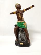 Imagem em gesso orixá oxossi 41 cm Imagem em gesso orixá oxossi 41 cm