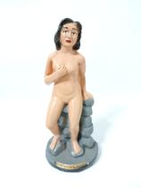 Imagem em gesso pombo gira da praia 20 cm - paulista