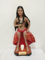 Imagem em gesso pombo gira maria quitéria da calunga 43 cm Imagem em gesso pombo gira maria quitéria da calunga 43 cm