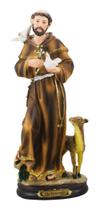 Imagem Enfeite Resina São Francisco De Assis - 20,5 Cm - Taimes