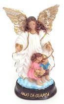 Imagem Escultura Anjo da Guarda 12 cm Resina - Evangelize
