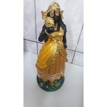 Imagem Escultura Orixá Oxum personalizada umbanda candomblé 30 cm
