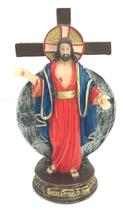 Imagem Escultura Santas Chagas de Jesus 12 cm Resina - Evangelize