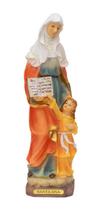 Imagem Estatua Enfeite Santa Ana 30 Cm Escultura Resina