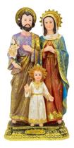 Imagem Estátua Sagrada Família 41cm - Enfeite Resina