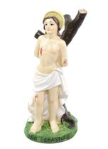 Imagem Estátua São Sebastião 10cm - Enfeite Resina