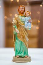 Imagem Estatueta Estatua São José 22cm Resina Alta Qualidade Imagem Estatueta Estatua São José 22cm Resina Alta Qualidade