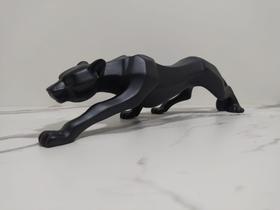 Imagem estatueta pantera 37cm em resina decoração Imagem estatueta pantera 37cm em resina decoração