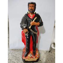 Imagem Exu 7 Chaves Escultura Gesso Estatua 20 Cm