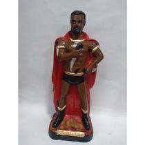 Imagem Exu 7 Facadas Escultura Gesso Estatua 20 cm