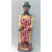 Imagem Exu 7 Liras Escultura Gesso Estatua 20 Cm