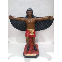 Imagem Exu Asa Negra Escultura Gesso Estatua 25 Cm Imagem Exu Asa Negra Escultura Gesso Estatua 25 Cm