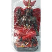 Imagem Exu Belzebu Escultura Gesso Estatua 20 Cm