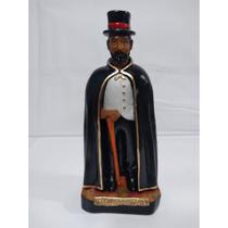 Imagem Exu Capa Preta 7 Encruzalhada Estatua Gesso 20 Cm