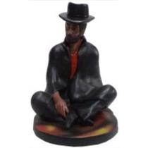 Imagem Exu Capa Preta Com Cartola Escultura Gesso Estatua 25 Cm Imagem Exu Capa Preta Com Cartola Escultura Gesso Estatua 25 Cm