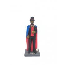 Imagem Exu Cartola Tranca Ruas Escultura Resina 16cm Imagem Exu Cartola Tranca Ruas Escultura Resina 16cm