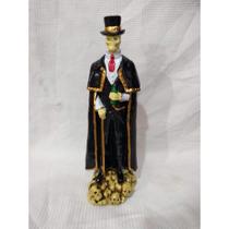 Imagem Exu Caveira Estatua Escultura Gesso 25 Cm