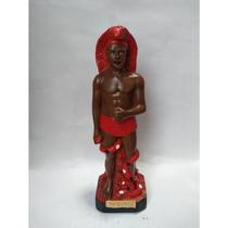 Imagem Exu Cobra Escultura Gesso Estatua 20 cm
