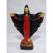 Imagem Exu Da Morte Escultura Estatua Gesso 20 Cm