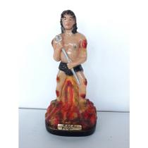 Imagem Exu do Fogo Escultura Gesso Estatua 20 cm Imagem Exu do Fogo Escultura Gesso Estatua 20 cm