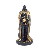 Imagem Exu do Ouro umbanda candomblé resina 10 cm