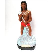 Imagem Exu dos Rios Escultura Gesso Estatua 20 Cm