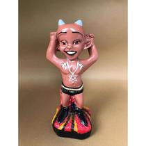 Imagem Exu Mirim Brasinha Escultura Gesso Estatua 25 Cm Imagem Exu Mirim Brasinha Escultura Gesso Estatua 25 Cm
