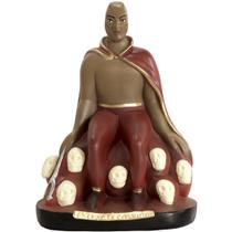 Imagem Exú Sete Caveiras 20cm Gesso Escultura Umbanda