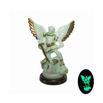 Imagem Fosforescente São Miguel Arcanjo Anjo Guardião Da Igreja de Cristo Imagem Brilha no Escuro.