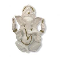 Imagem Ganesh Baby Meditando Escultura Resina 10 cm Imagem Ganesh Baby Meditando Escultura Resina 10 cm