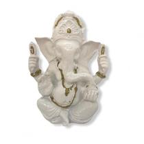 Imagem Ganesh Baby Meditando Escultura Resina 10 cm Imagem Ganesh Baby Meditando Escultura Resina 10 cm