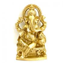 Imagem Ganesh com Arco Escultura Resina 14 cm Imagem Ganesh com Arco Escultura Resina 14 cm