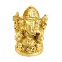 Imagem Ganesh Gordo Escultura Resina 12 cm Imagem Ganesh Gordo Escultura Resina 12 cm