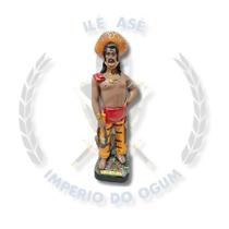 Imagem gesso boiadeiro zé do laço 35cm