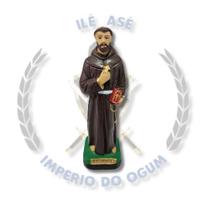 Imagem gesso católico 20 cm - são francisco assis Imagem gesso católico 20 cm - são francisco assis