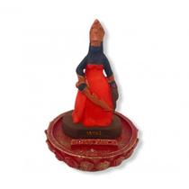 Imagem Iansã Vermelha Incensário Resina 12 cm Imagem Iansã Vermelha Incensário Resina 12 cm