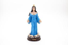 Imagem Iemanjá Vestido Azul Resina 15 cm Imagem Iemanjá Vestido Azul Resina 15 cm