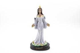 Imagem Iemanjá Vestido Branco Gesso 20 cm Imagem Iemanjá Vestido Branco Gesso 20 cm