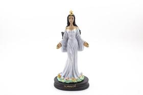 Imagem Iemanjá Vestido Branco Gesso 20 Cm Imagem Iemanjá Vestido Branco Gesso 20 Cm