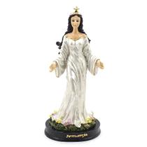 Imagem Iemanjá Vestido Branco Resina 20 cm Imagem Iemanjá Vestido Branco Resina 20 cm