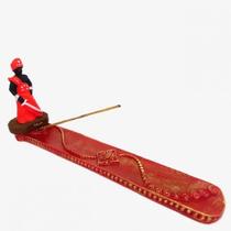 Imagem Incensário Régua Ogum Vermelho Em Resina 24 Cm Imagem Incensário Régua Ogum Vermelho Em Resina 24 Cm