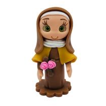 Imagem Infantil Biscuit Santa Teresinha do Menino Jesus 8 Cm - FORNECEDOR 19