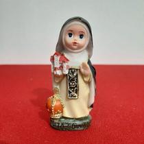 Imagem Infantil de Santa Edwiges de Resina - 8 cm