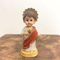 Imagem Infantil do Sagrado Coração de Jesus em Resina - 15 cm - Lojinha Uai